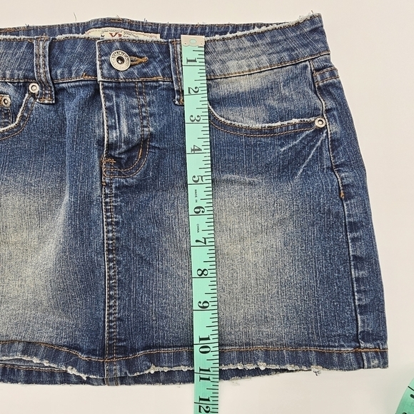 YMI Women's Jean Skirt, Denim Blue, Size 3 - Picture 9 of 11